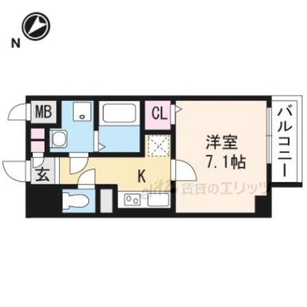 K&K芥川の物件間取画像